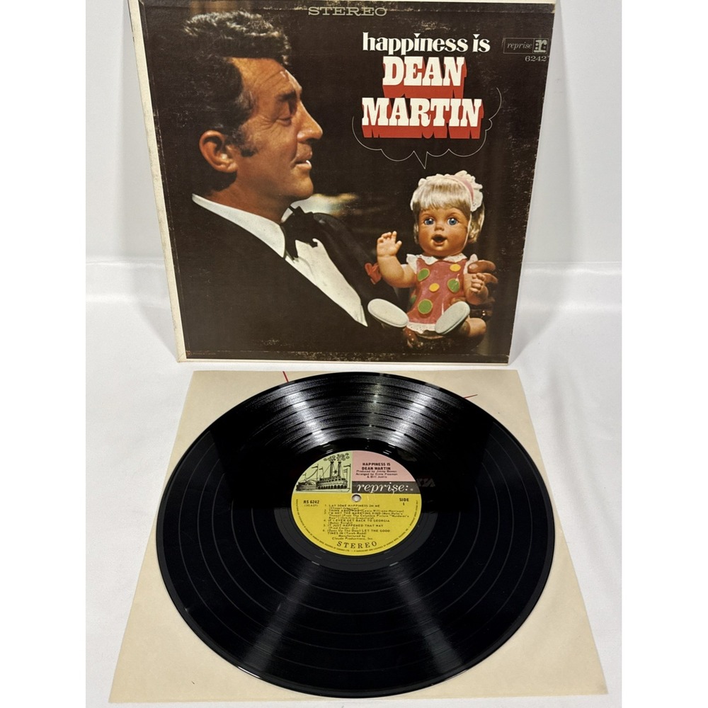 Dean Martin Vinyl Record Album LP 12 inch Black Happiness is Dean Martin RS 6242